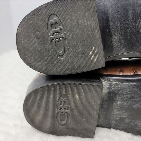 Lucchese 2000 Boots Womens Size 6.5 Brown Quill Ostrich Leather Western Cowboy - Picture 9 of 9